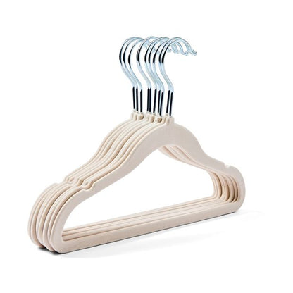 10 Pack Kids Flocked Hangers - Anko