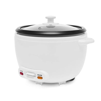 10 Cup Family Rice Cooker, White - Anko