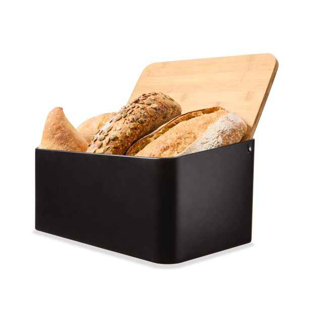 Bread Bin, Black - Anko