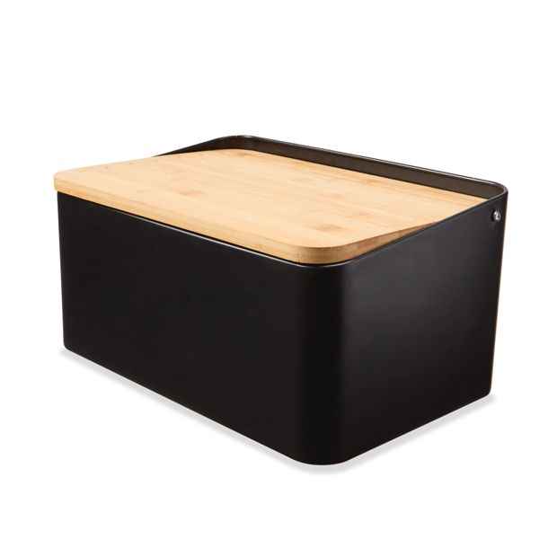 Bread Bin, Black - Anko