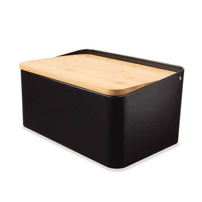 Bread Bin, Black - Anko