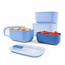 4 Piece Rectangle Food Containers