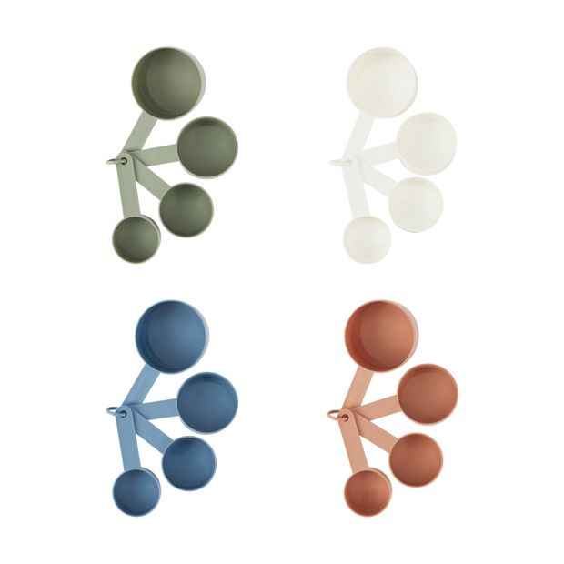 Set of 4 Measuring Cups, Assorted - Anko