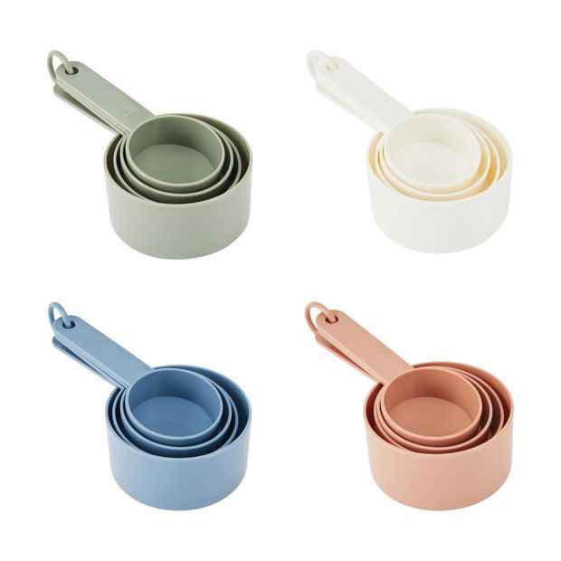 Set of 4 Measuring Cups, Assorted - Anko