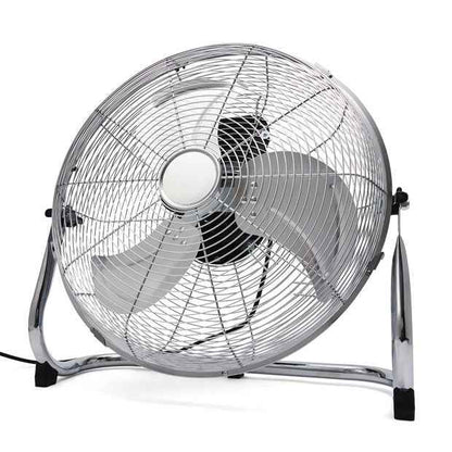 40cm High Velocity Chrome Metal Fan - Anko