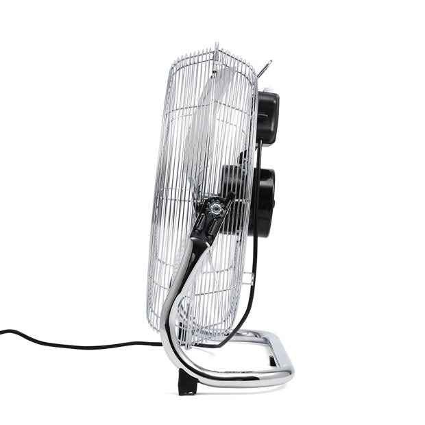 40cm High Velocity Chrome Metal Fan - Anko