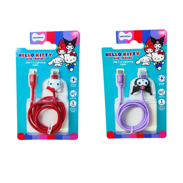 Hello Kitty and Friends Lightning Cable - Assorted