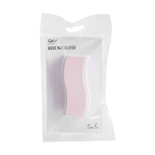 Wave Nail Buffer, Pink and White - OXX Cosmetics