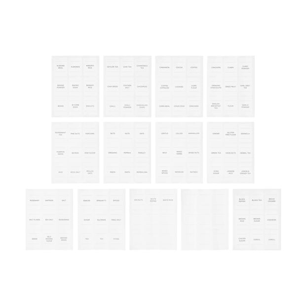 Large Pantry Labels - Anko