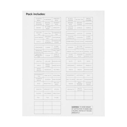 Large Pantry Labels - Anko
