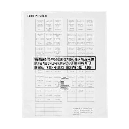 Large Pantry Labels - Anko