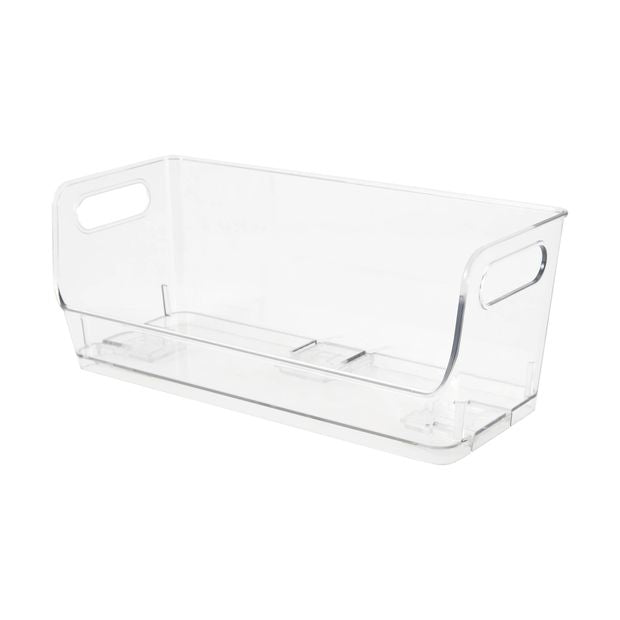 Small Stackable Storage Tub, Clear - Anko