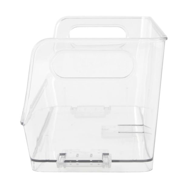 Small Stackable Storage Tub, Clear - Anko