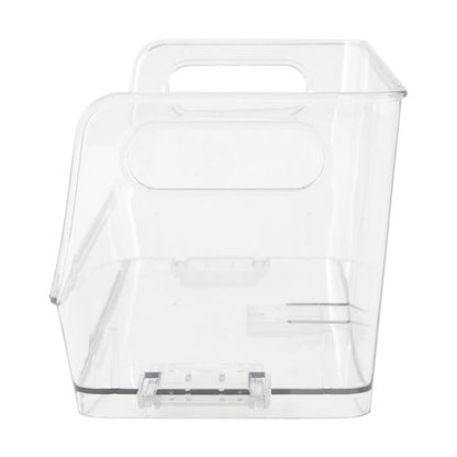 Small Stackable Storage Tub, Clear - Anko
