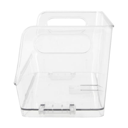 Small Stackable Storage Tub, Clear - Anko