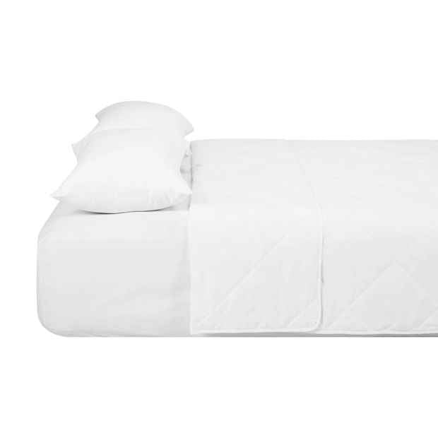 Low Warmth Summer Cotton Wool Quilt  King Bed  White - Anko