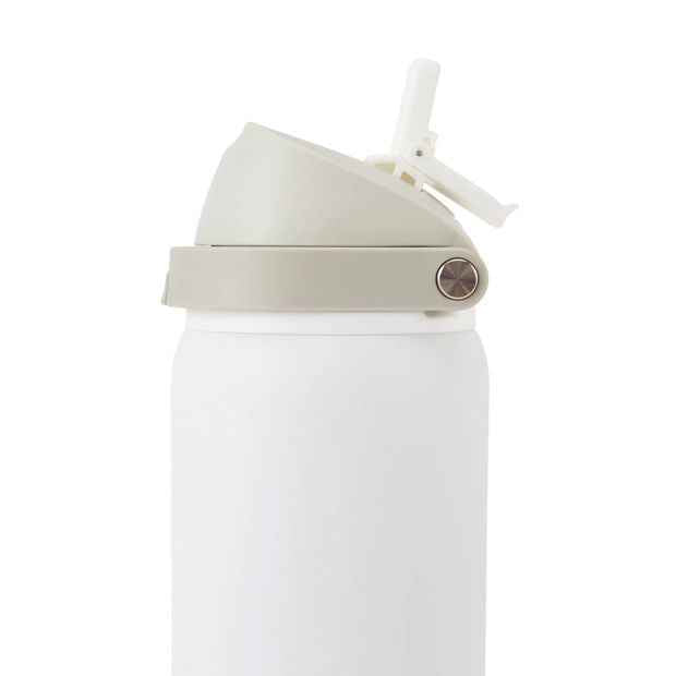 940ml White Dual Function Drink Bottle - Anko