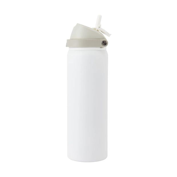 940ml White Dual Function Drink Bottle - Anko