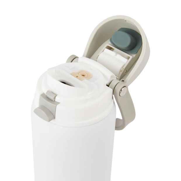 940ml White Dual Function Drink Bottle - Anko