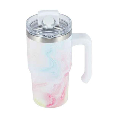 600ml Marble Look Tumbler with Handle - Anko