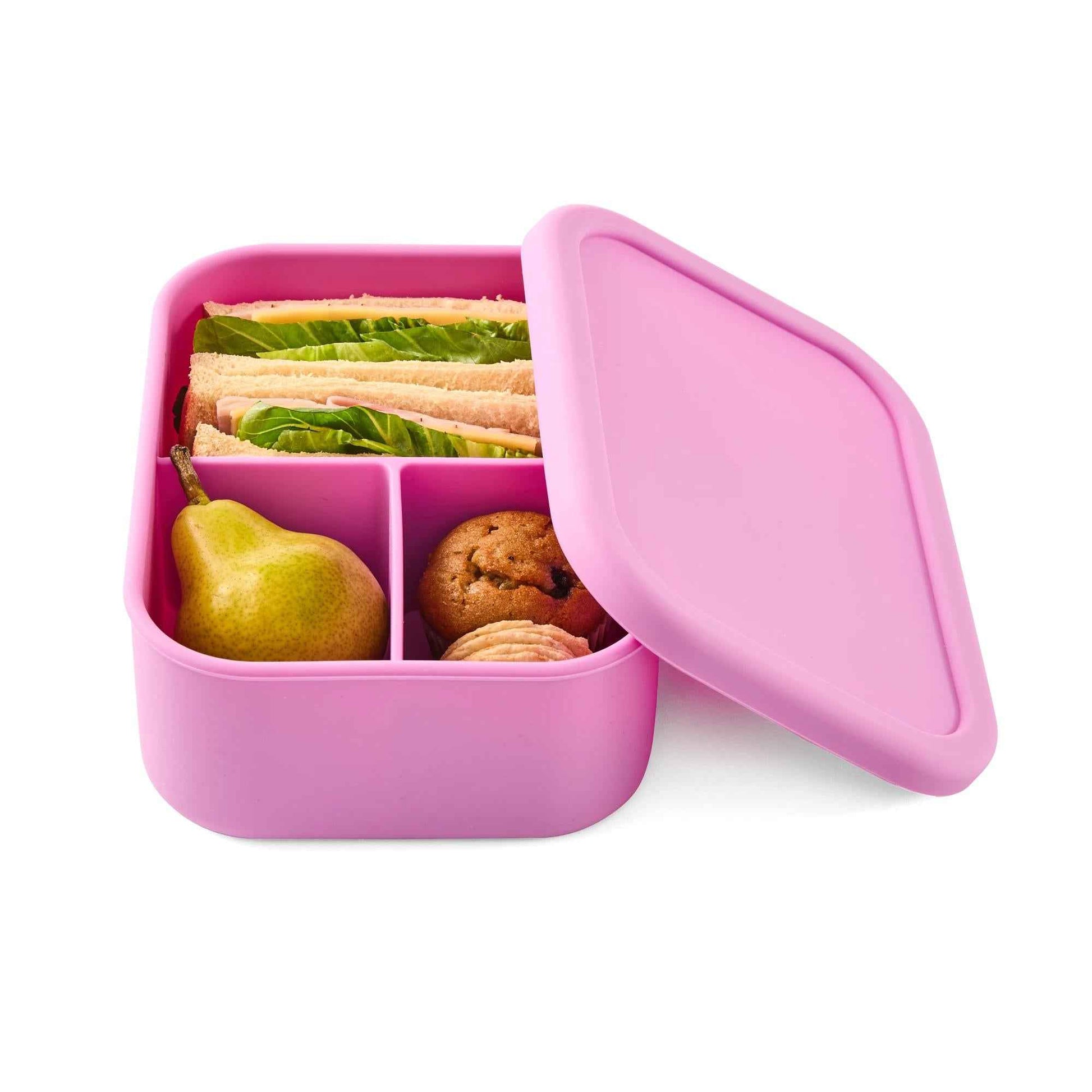 Lilac Silicone Bento Lunch Box