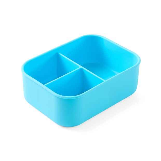 Blue Silicone Bento Lunch Box - Anko