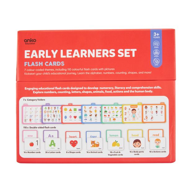 Early Learners Set Flash Cards - Anko