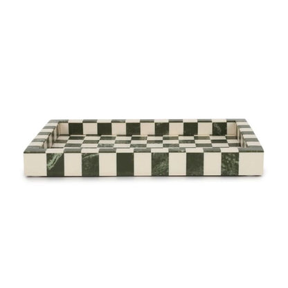 Green Check Decor Tray - Anko