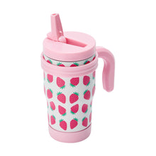 380ml Strawberry Tumbler with Handle
