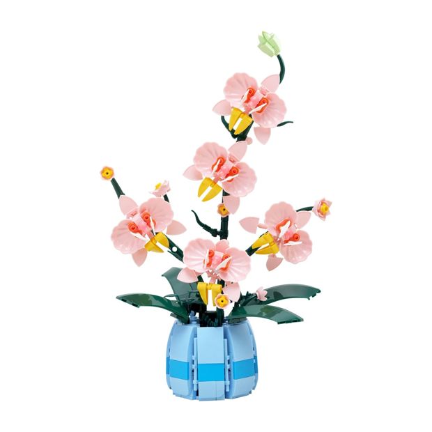 Mini Blocks Flower Series: Orchid, Assorted - Anko