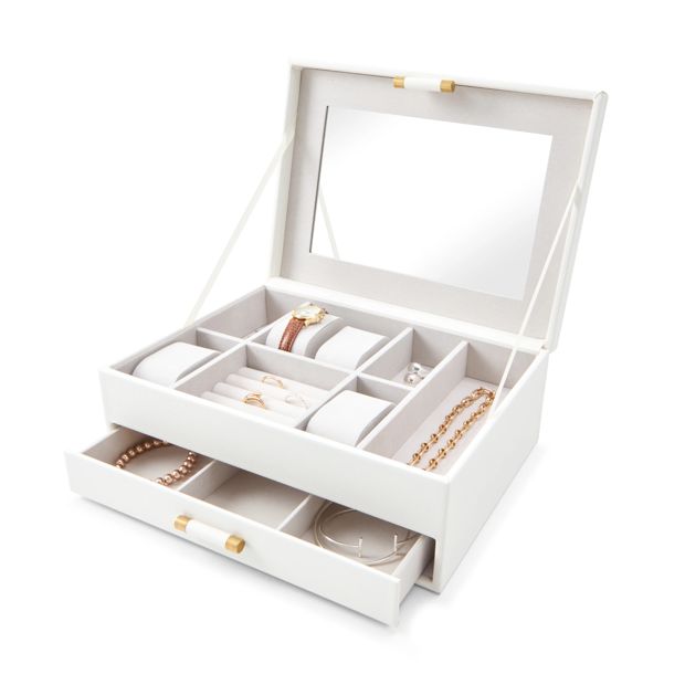 Leather Look Jewellery Box - Anko