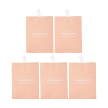 5 Piece Tropical Punch Scented Sachets, Pineapple and Melon - Anko