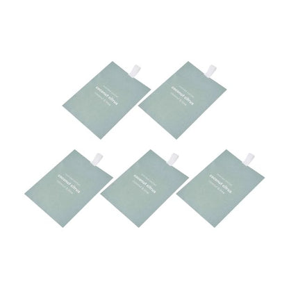 5 Piece Coconut Citrus Scented Sachets, Coconut and Lime - Anko