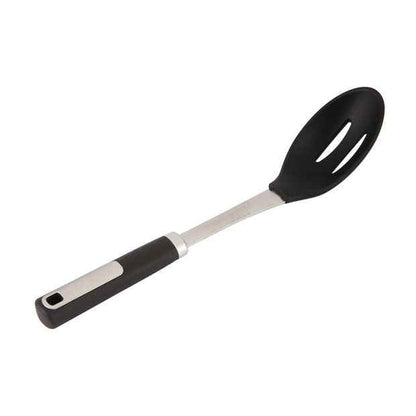 Silicone and Stainless Steel Slotted Spoon with Soft Touch Handle - Anko