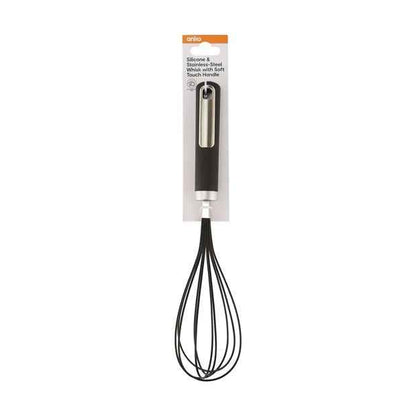 Silicone & Stainless-Steel Whisk with Soft Touch Handle - Anko