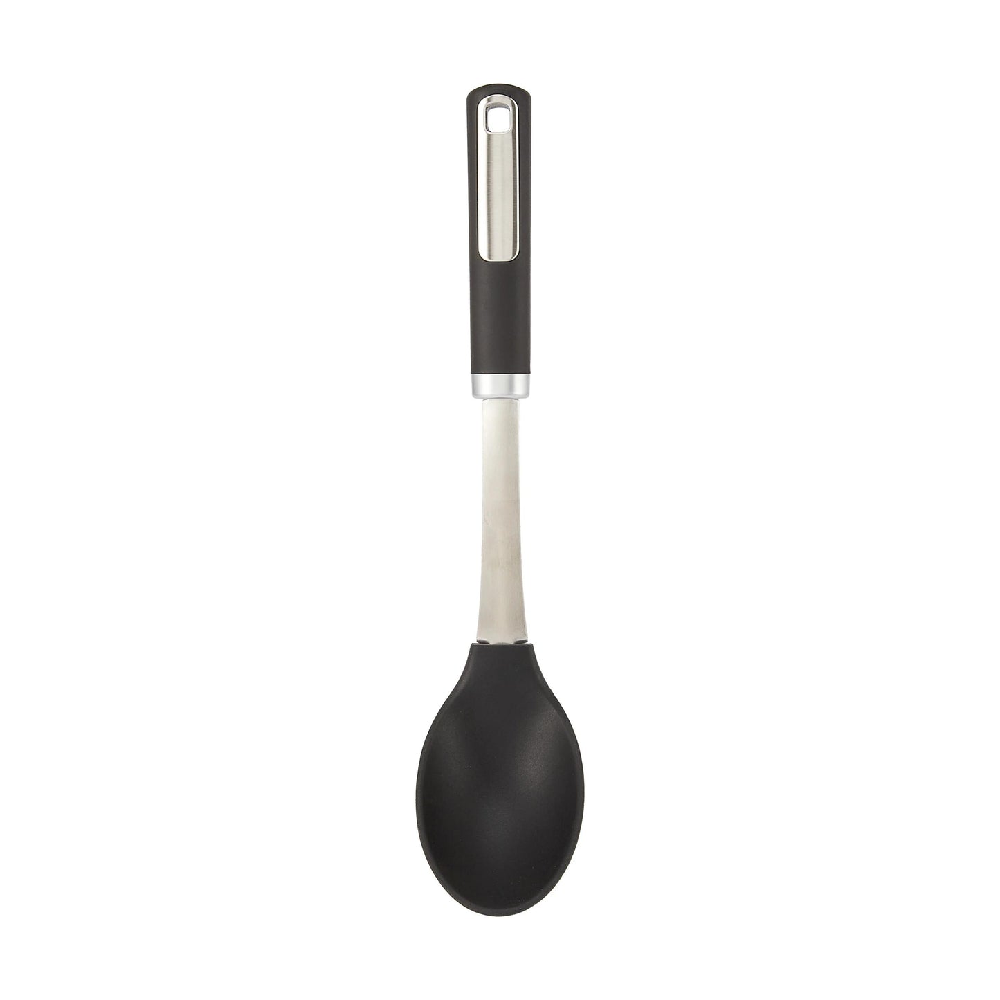 Silicone and Stainless-Steel Spoon with Soft Touch Handle