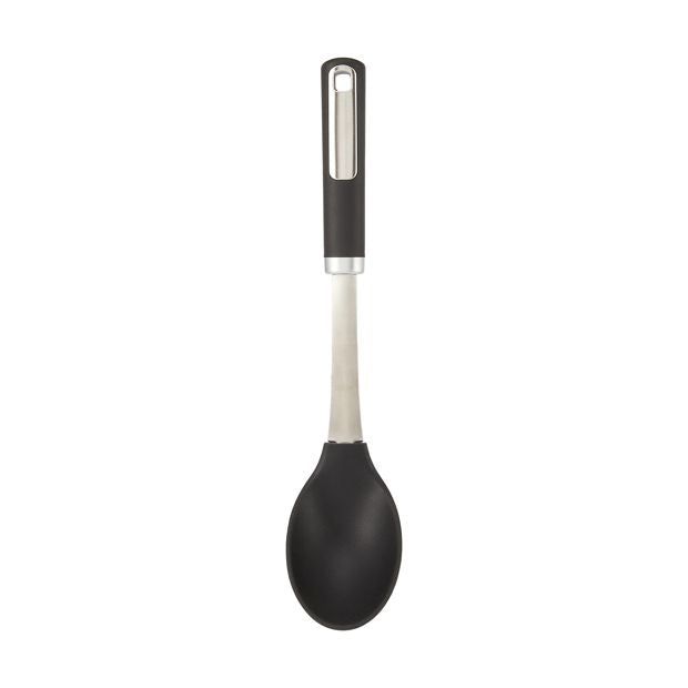 Silicone and Stainless-Steel Spoon with Soft Touch Handle - Anko