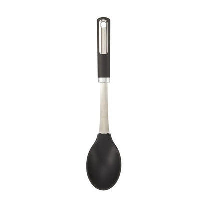 Silicone and Stainless-Steel Spoon with Soft Touch Handle - Anko
