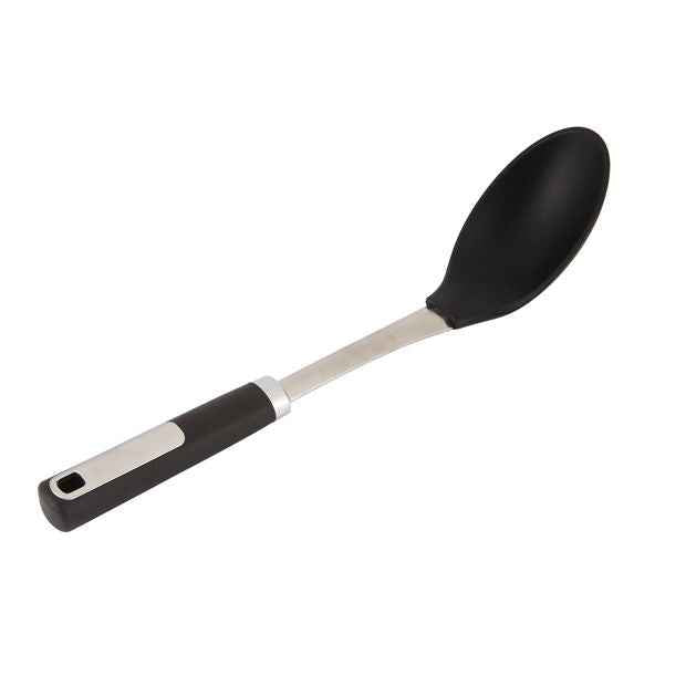 Silicone and Stainless-Steel Spoon with Soft Touch Handle - Anko