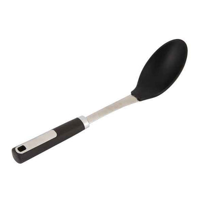 Silicone and Stainless-Steel Spoon with Soft Touch Handle - Anko