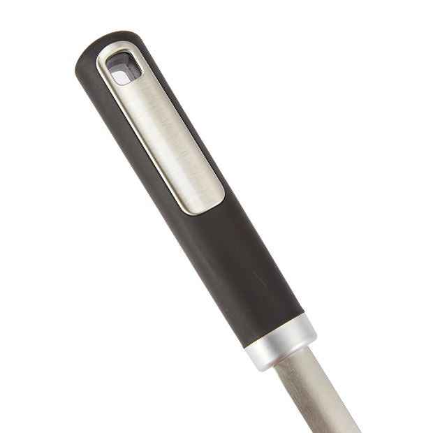 Silicone and Stainless Steel Slotted Turner with Soft Touch Handle - Anko