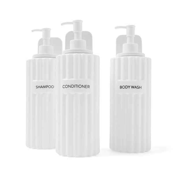 Set of 3 Refillable Bottles - Anko