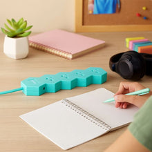 Arlec 4 Outlet Lightning Overload Protected Powerboard - Teal