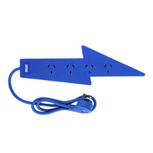 Arlec 4 Outlet Wave Overload Protected Powerboard - Blue