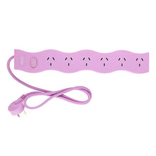 Arlec 6 Outlet Wave Master On/Off Switch Powerboard - Pink