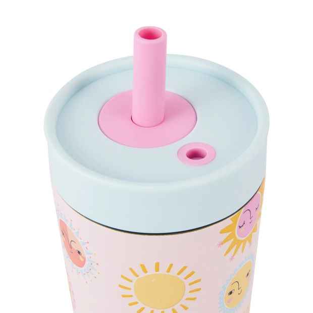 400ml Sun Double Wall Sipper Tumbler - Anko
