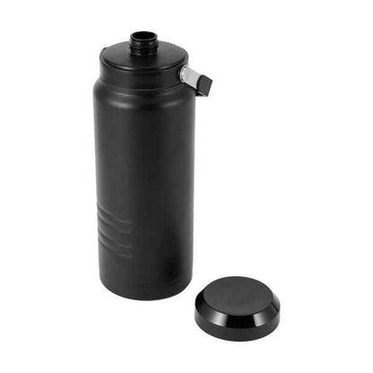 2L Black Stainless Steel Top Handle Drink Bottle - Anko