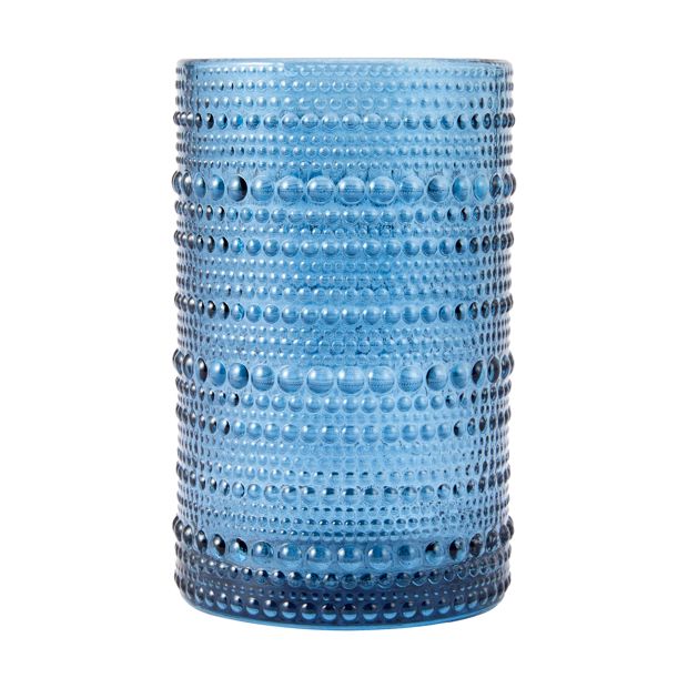 6 Blue Pearls Highball Glasses - Anko