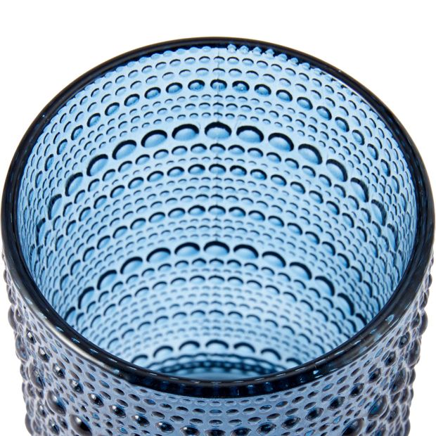 6 Blue Pearls Highball Glasses - Anko