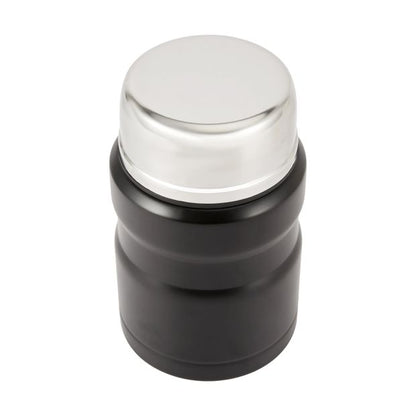 490ml Black Food Flask with Spoon - Anko